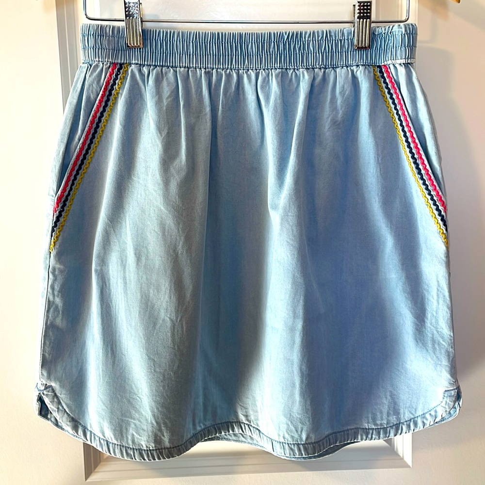 Cath Kidston Chambray Mini Skirt